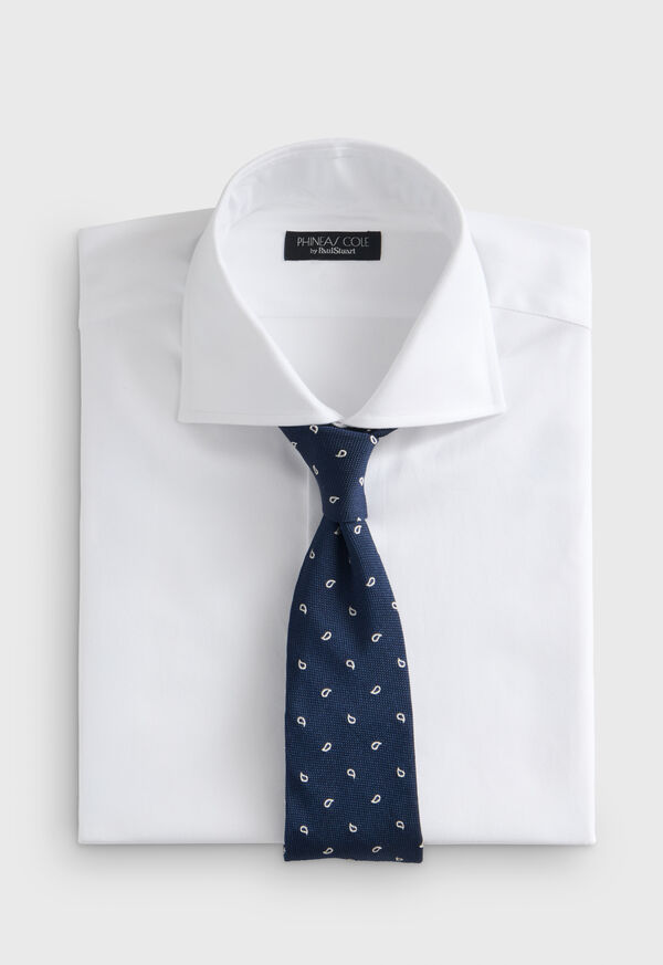 Paul Stuart Mini Paisley Woven Silk Tie