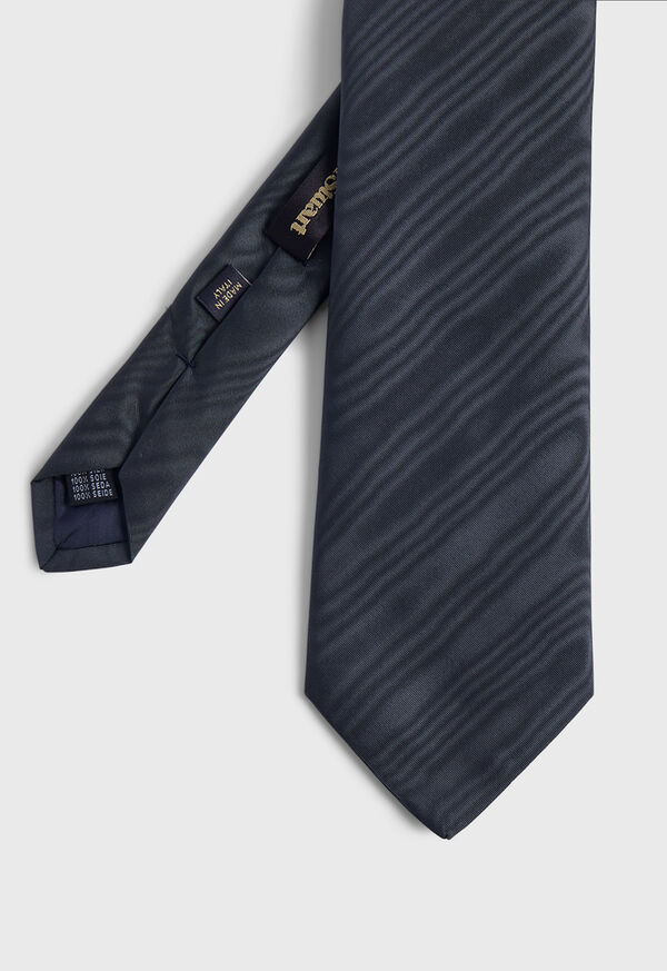 paul stuart Moire Silk Tie