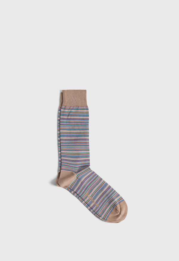 paul stuart Multi Color Stripe Sock