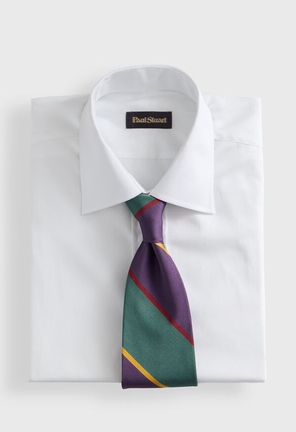Paul Stuart Multicolor Block Stripe Tie