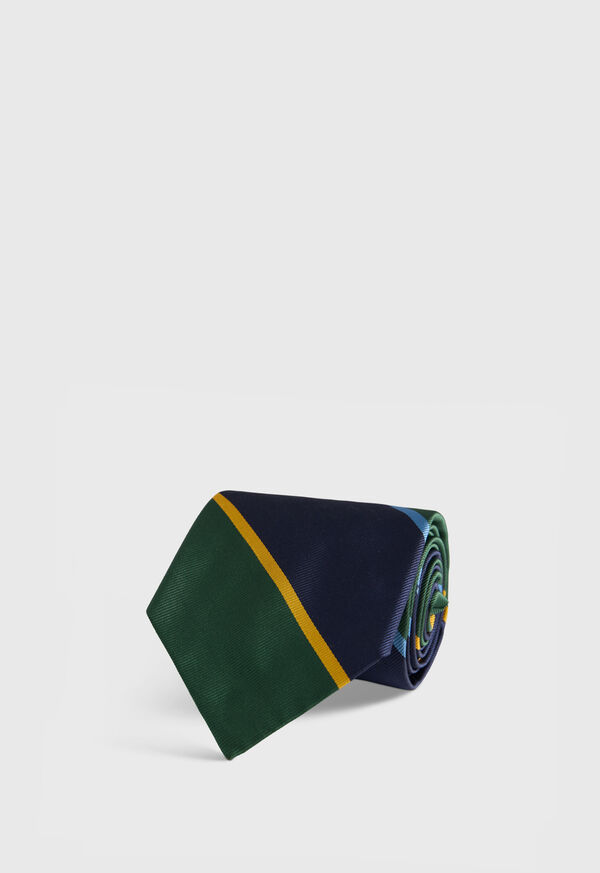 paul stuart Multicolor Block Stripe Tie