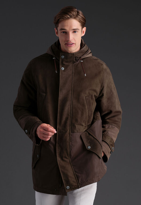 Paul Stuart Nubuck Hybrid Parka