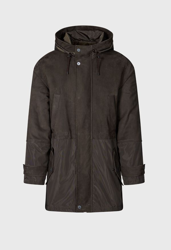 paul stuart Nubuck Hybrid Parka