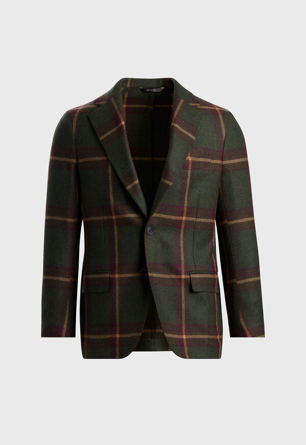 paul stuart Oversized Plaid Jacket