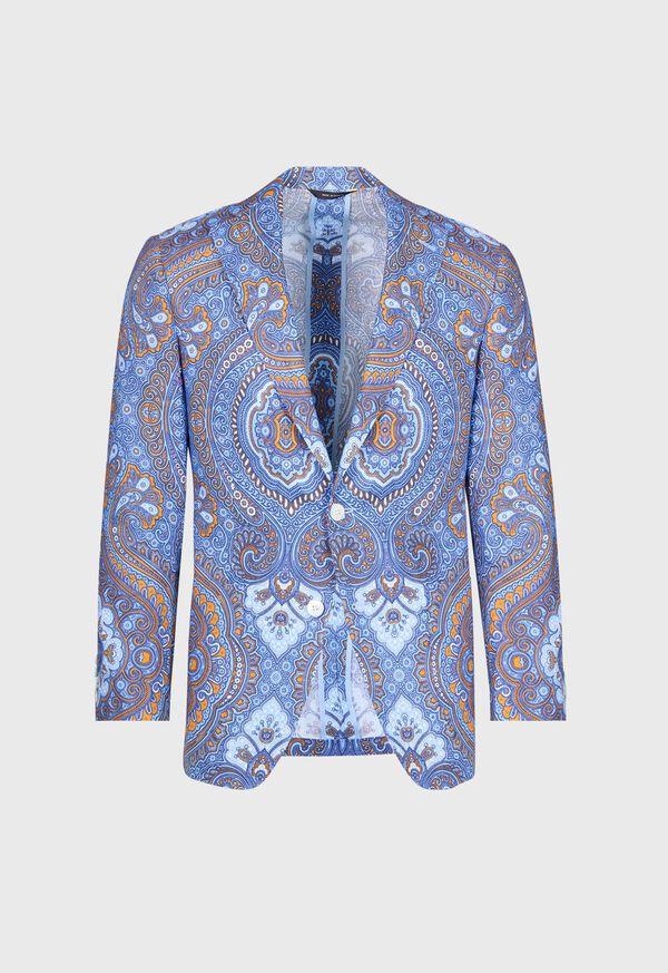 paul stuart Paisley Linen Jacket