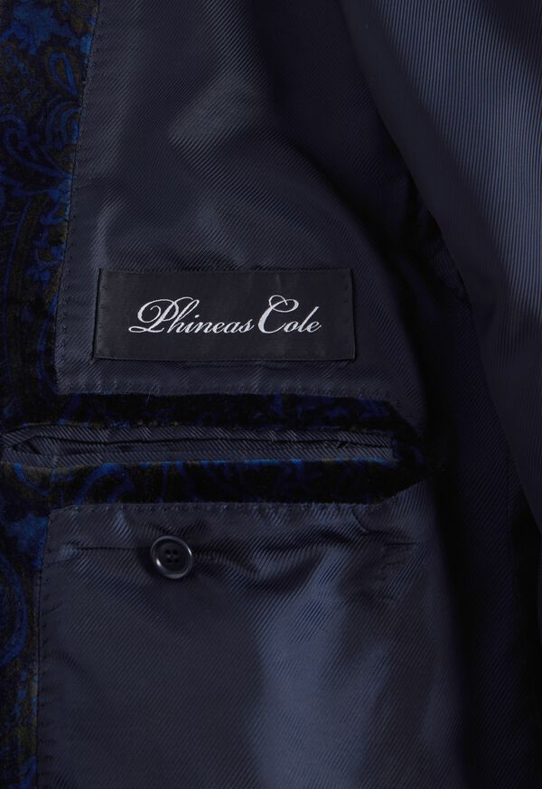 Paul Stuart Paisley Velvet Dinner Jacket