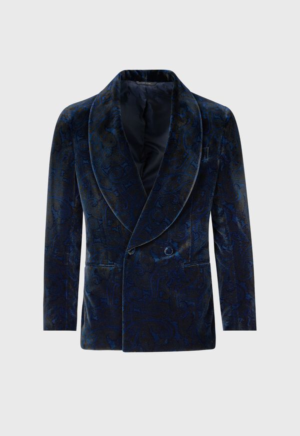 paul stuart Paisley Velvet Dinner Jacket