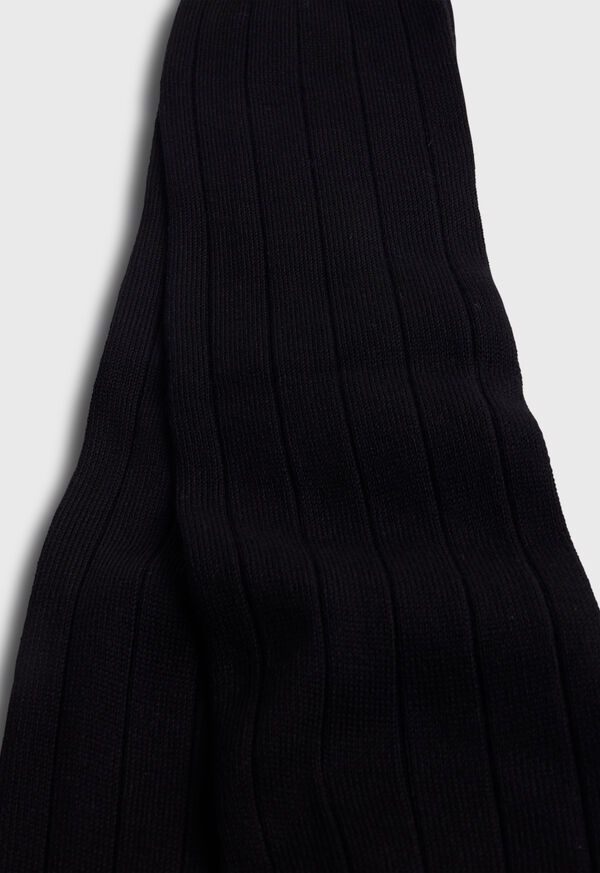 Paul Stuart Pima Cotton Wide Rib Sock