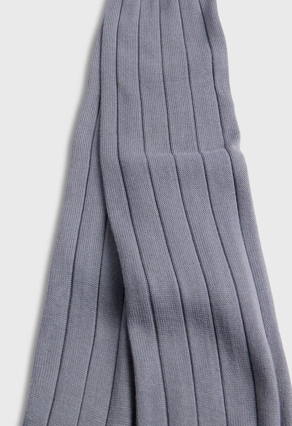 Paul Stuart Pima Cotton Wide Rib Sock