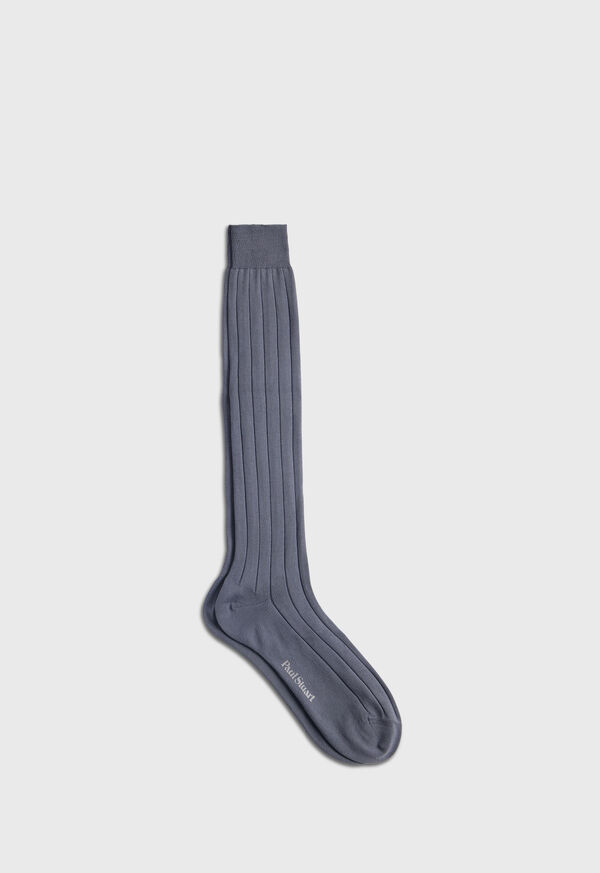 paul stuart Pima Cotton Wide Rib Sock