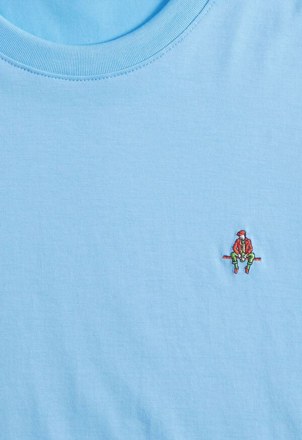 Paul Stuart Pima Interlock Logo T-Shirt