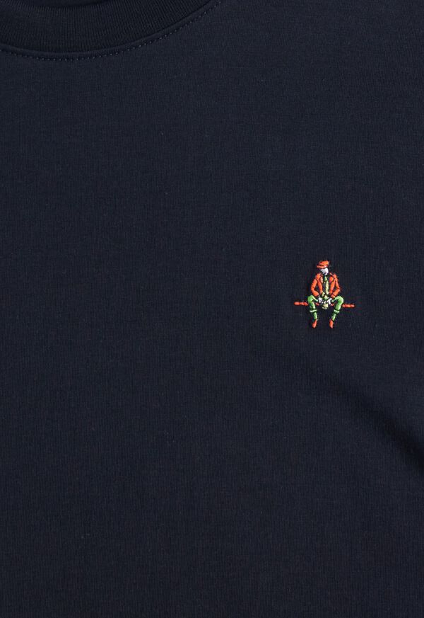 Paul Stuart Pima Interlock Logo T-Shirt
