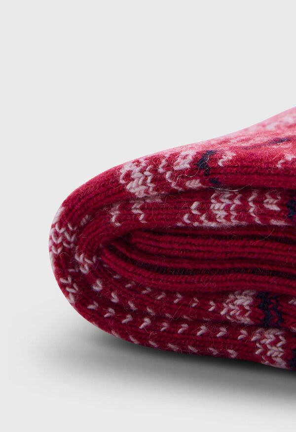 Paul Stuart Pine Tree & Snowflake Sock
