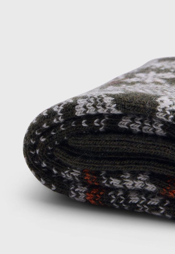 Paul Stuart Pine Tree & Snowflake Sock