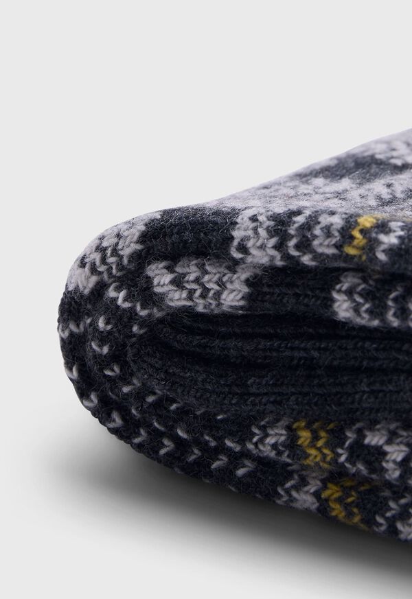 Paul Stuart Pine Tree & Snowflake Sock