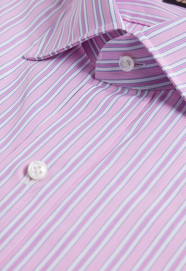 Paul Stuart Pink Narrow Stripe Dress Shirt