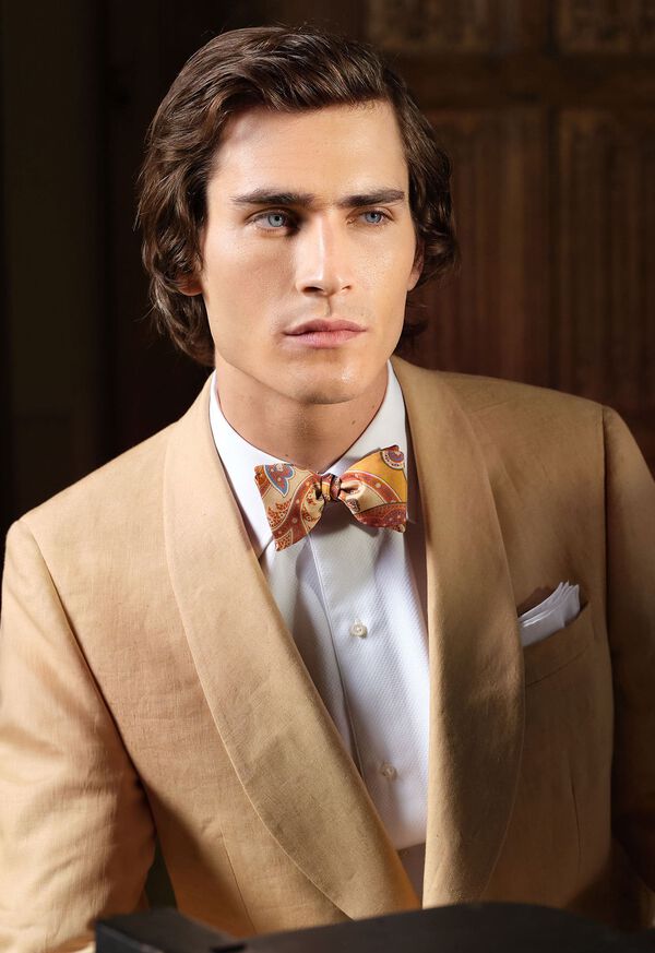 Paul Stuart Piqué Bib Front Cotton Formal Shirt