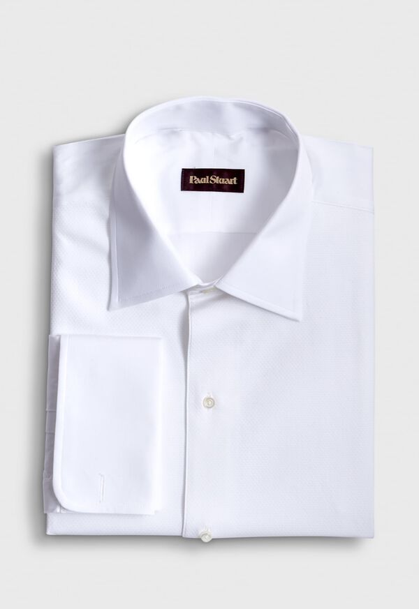 paul stuart Piqué Bib Front Cotton Formal Shirt