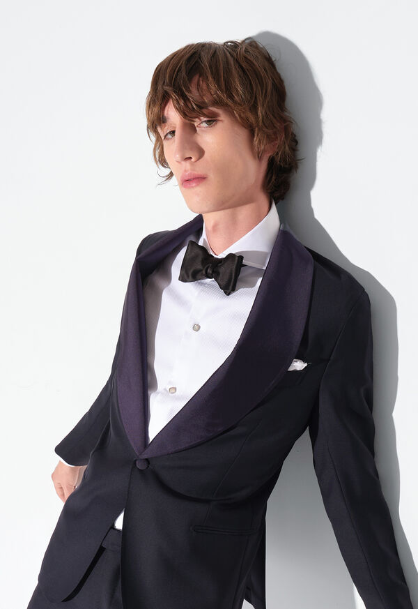 Paul Stuart Piqué Bib Front Tuxedo Shirt