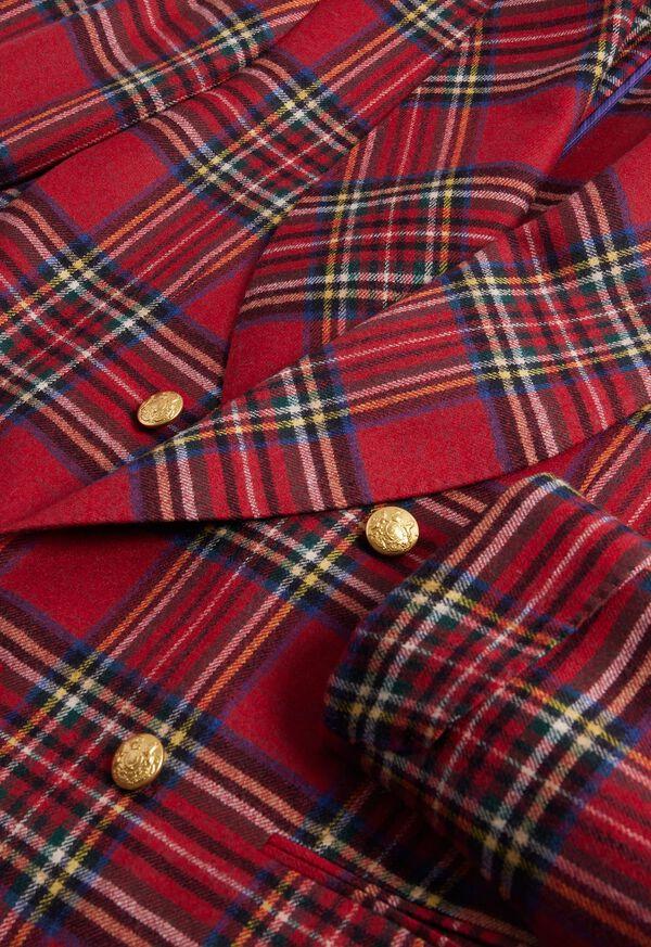 Paul Stuart Plaid Double Breasted Dinner Jacket