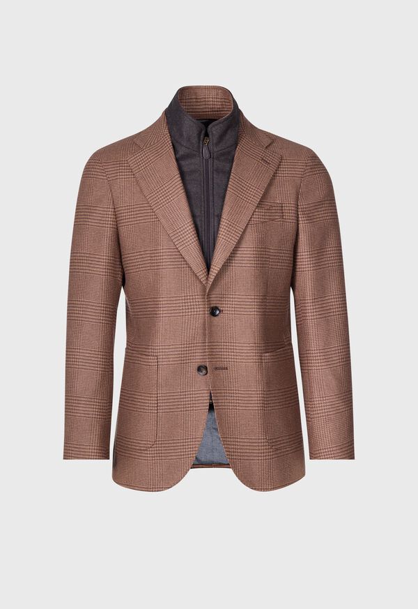 paul stuart Plaid Jacket with Zip Out Vest