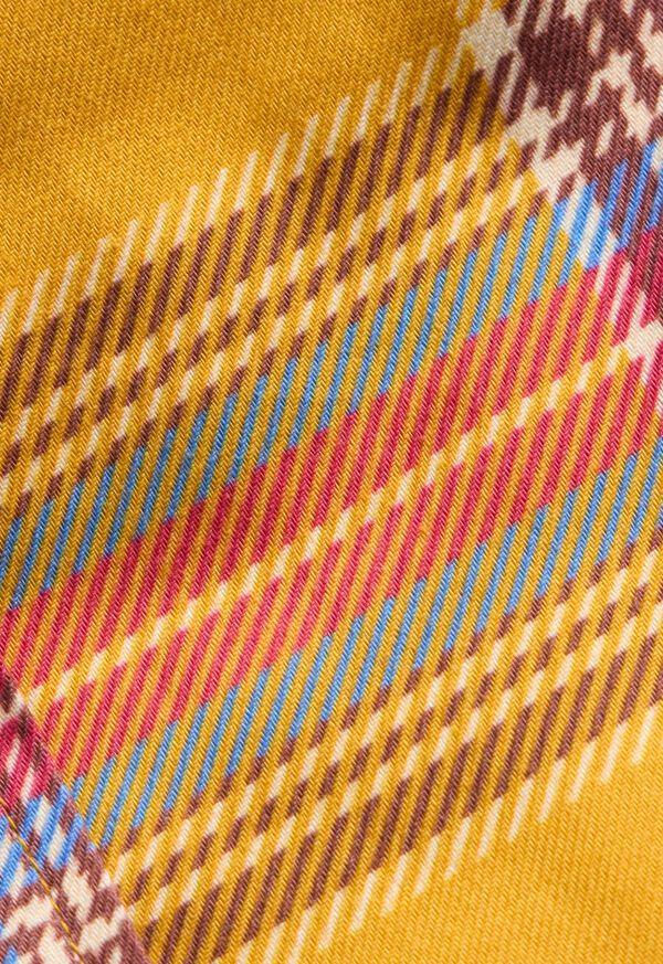 Paul Stuart Plaid Print Sport Shirt