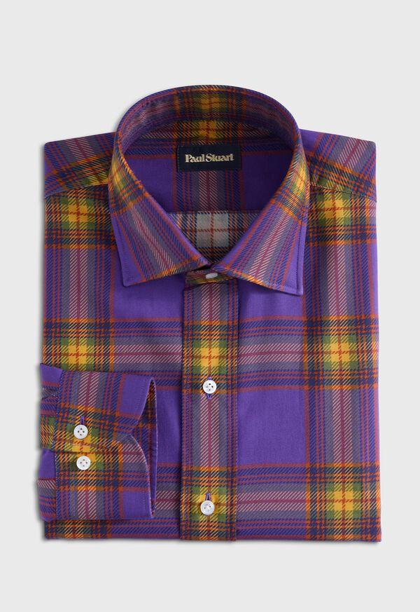 paul stuart Plaid Print Sport Shirt