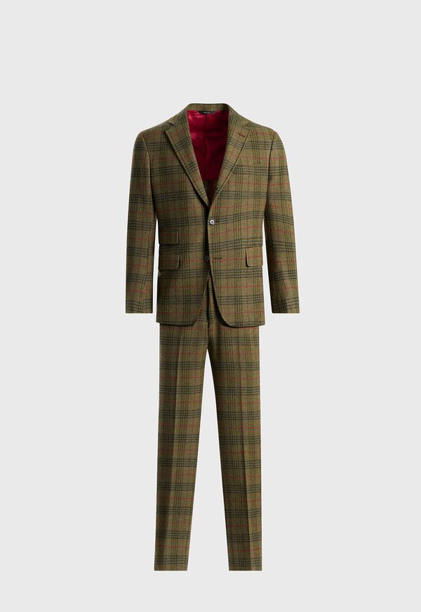 paul stuart Plaid Two Button Suit
