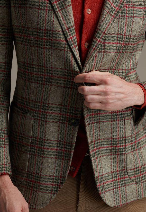 Paul Stuart Plaid Wool Soft Constructed Jacket