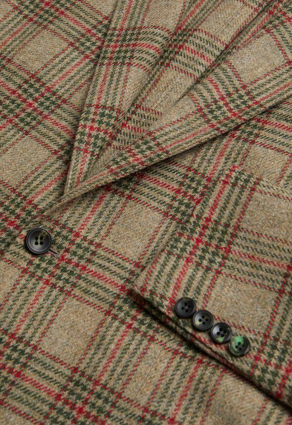 Paul Stuart Plaid Wool Soft Constructed Jacket