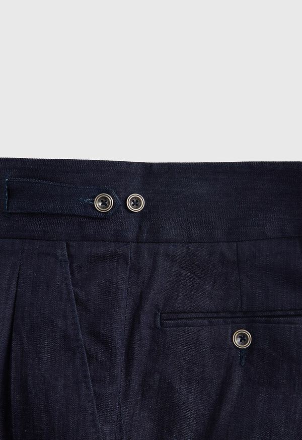 Paul Stuart Pleated Denim Gurkha Pant