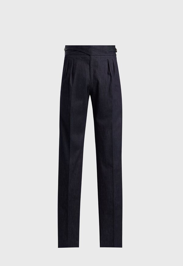 paul stuart Pleated Denim Gurkha Pant