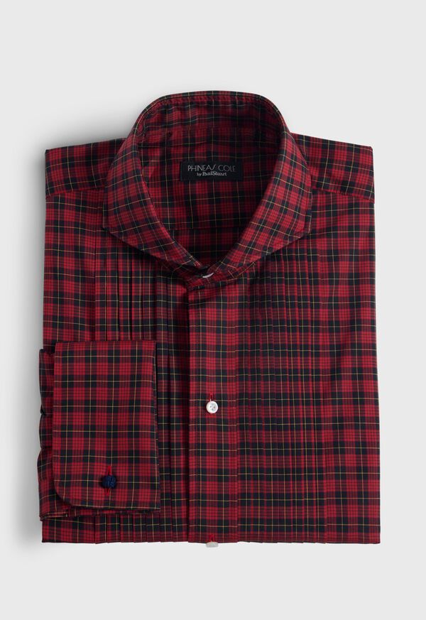 paul stuart Pleated Front Formal Shirt