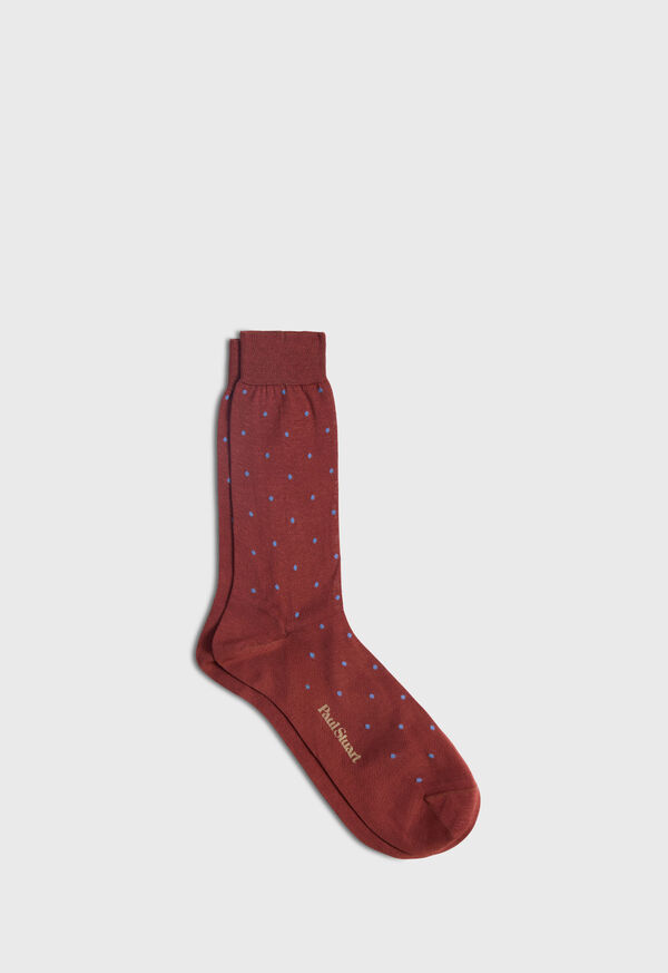 paul stuart Polka Dot Dress Sock