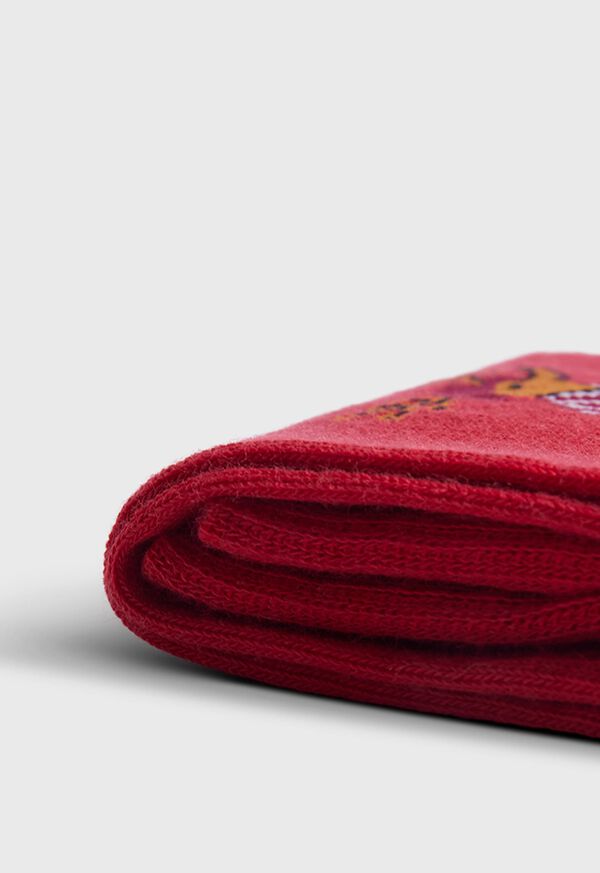 Paul Stuart Prancer Holiday Sock