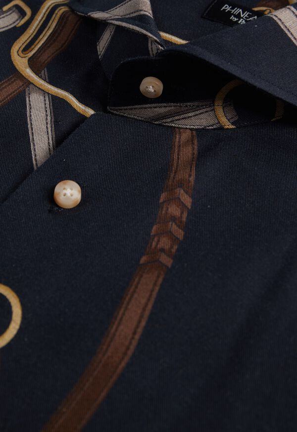 Paul Stuart Printed Cotton Flannel Shirt