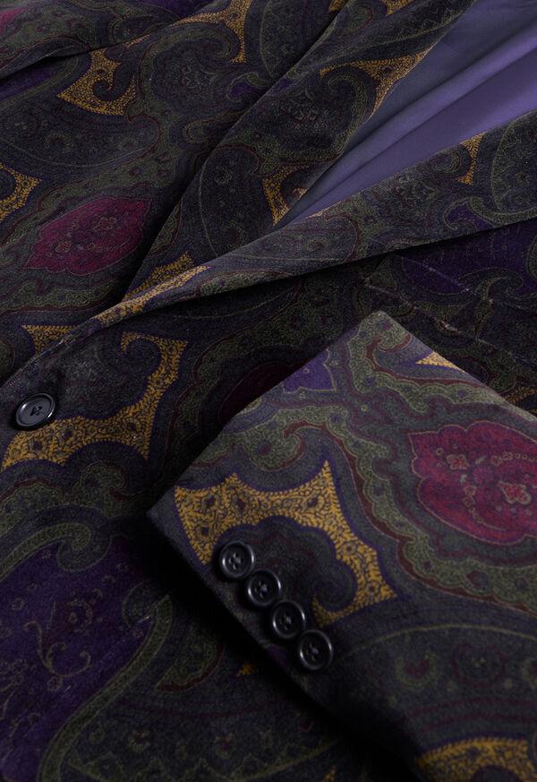 Paul Stuart Printed Cotton Paisley Jacket