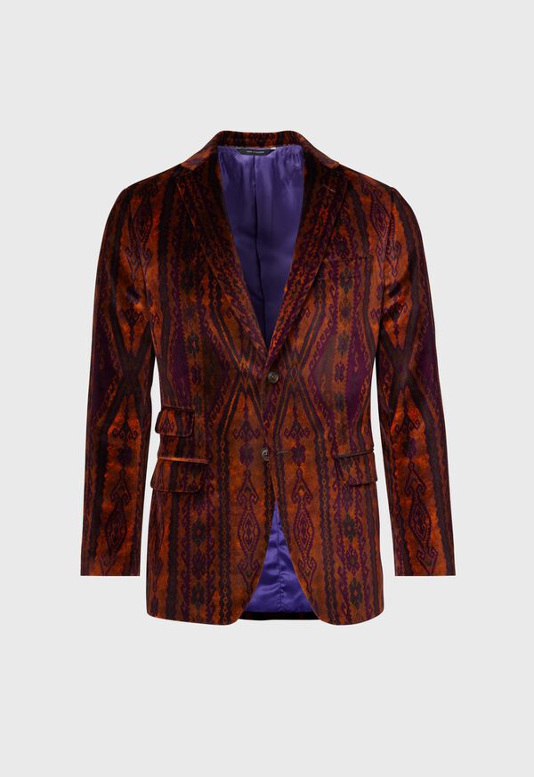 paul stuart Printed Cotton Velvet Jacket