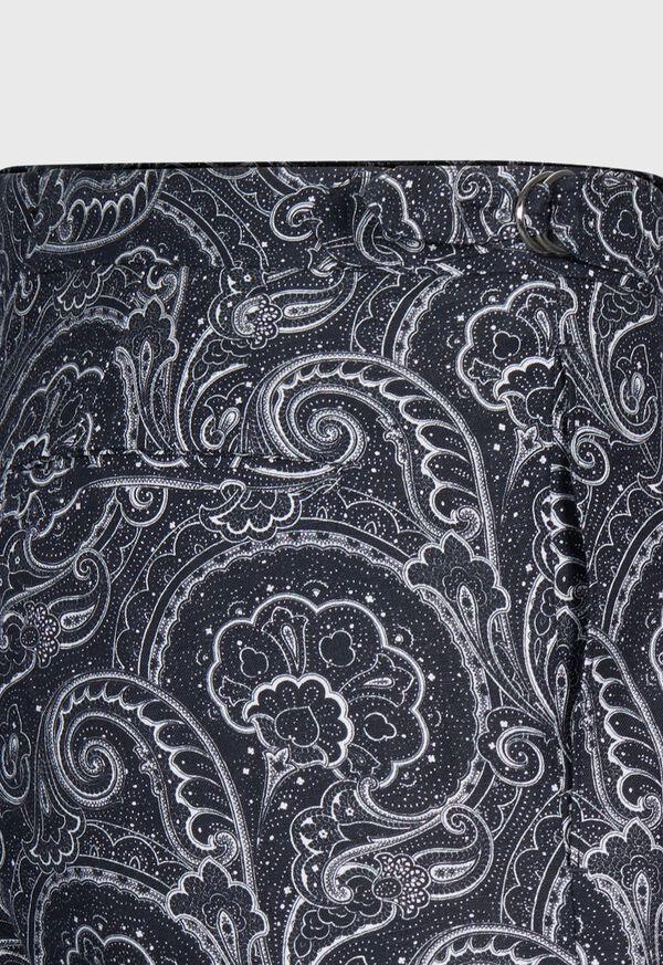 Paul Stuart Printed Paisley Linen Dress Trouser