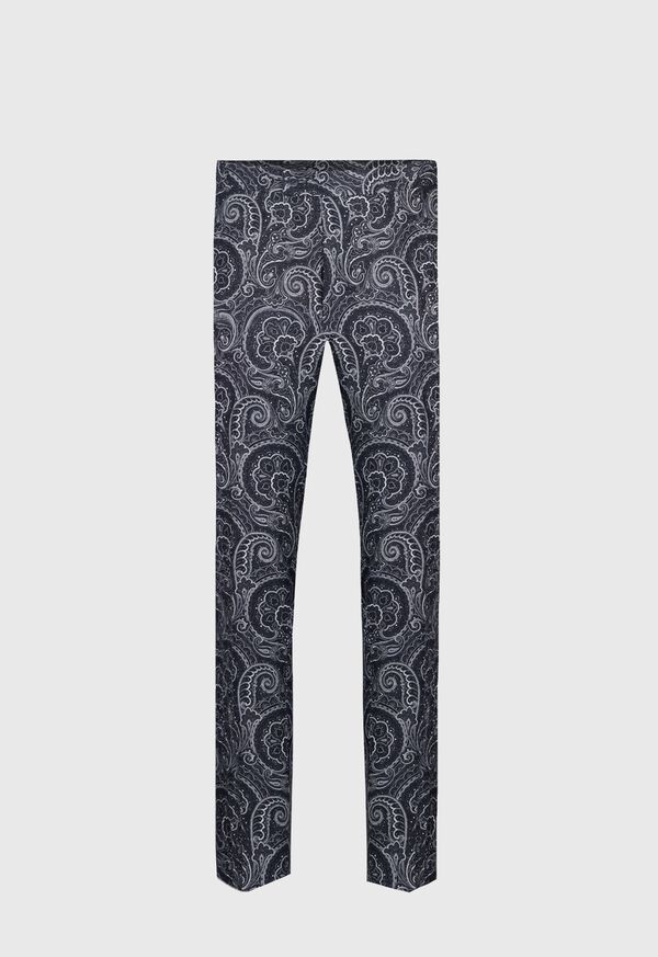 paul stuart Printed Paisley Linen Dress Trouser