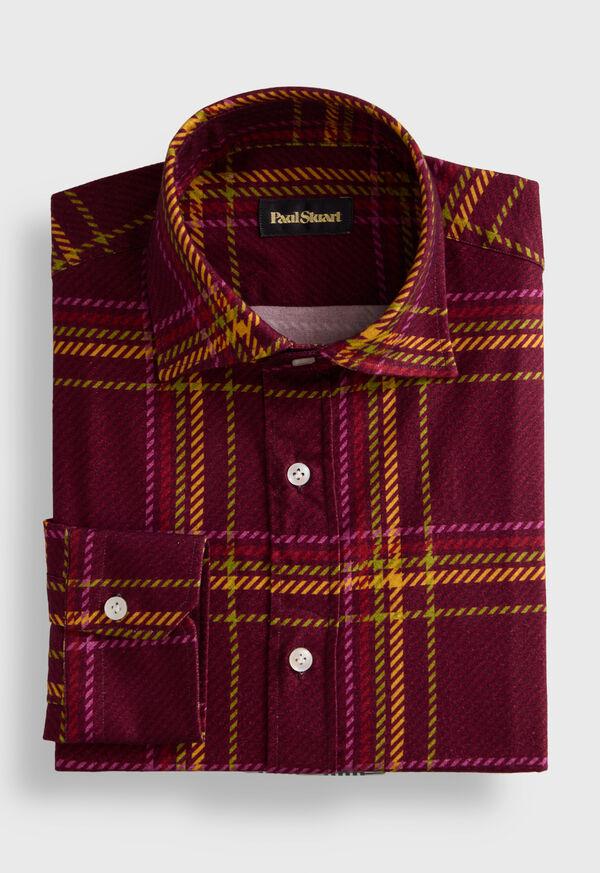 paul stuart Printed Plaid Flannel Shirt
