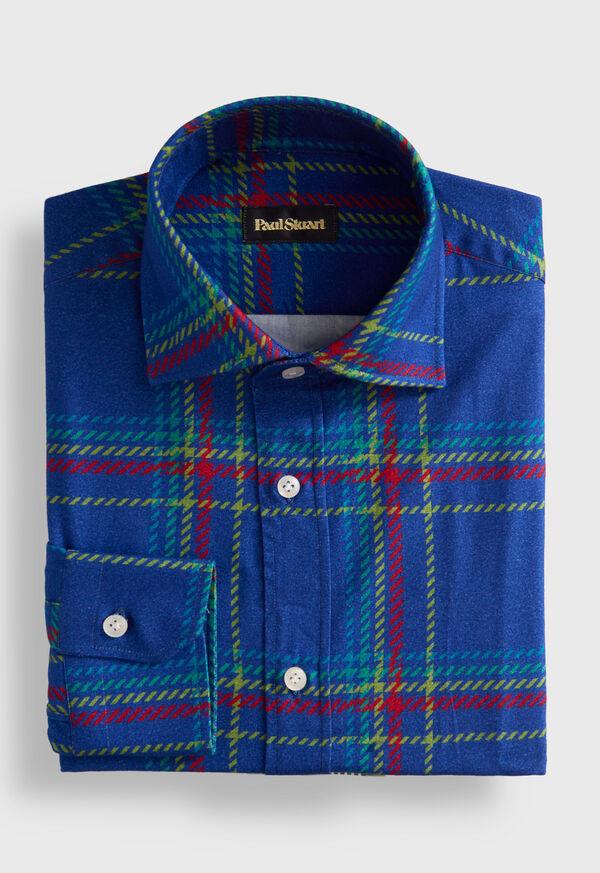 paul stuart Printed Plaid Flannel Shirt