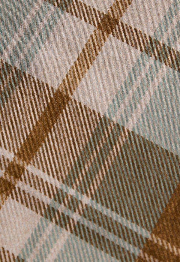 Paul Stuart Printed Plaid Sport Shirt