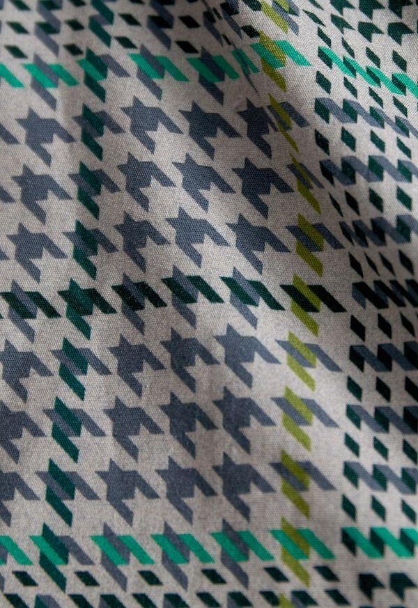 Paul Stuart Printed Plaid Sport Shirt