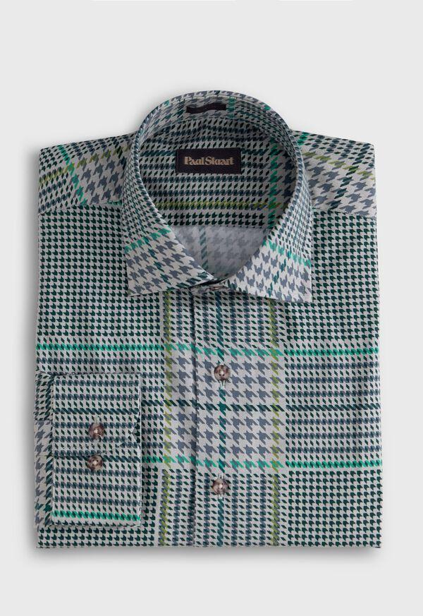 paul stuart Printed Plaid Sport Shirt