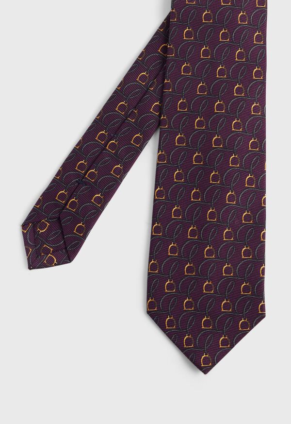 paul stuart Printed Silk Belts and Bits Tie