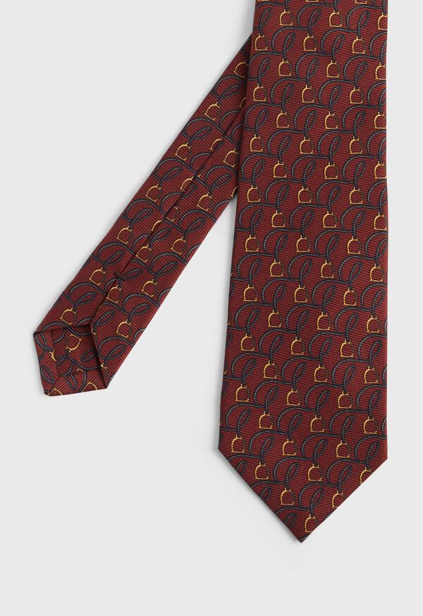 paul stuart Printed Silk Belts and Bits Tie