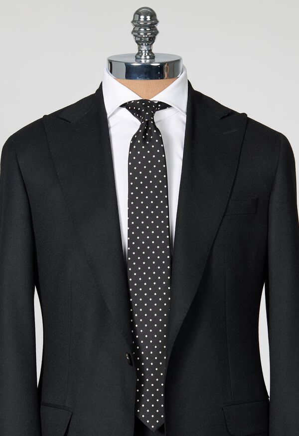 Paul Stuart Printed Silk Dot Tie