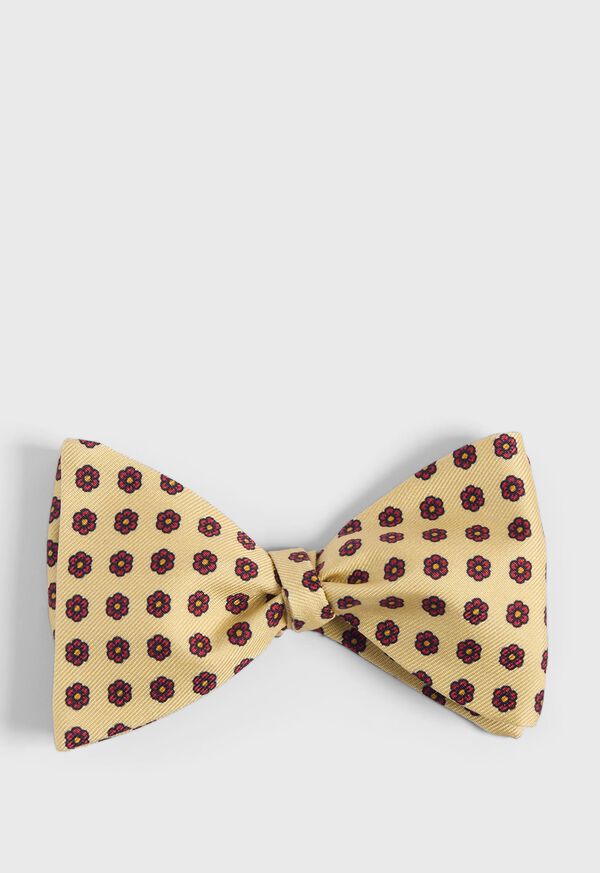 paul stuart Printed Silk Flower Bow Tie