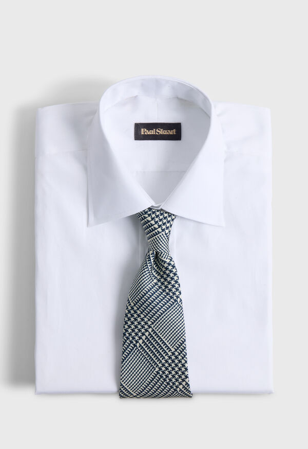 Paul Stuart Printed Silk Glenn Plaid Tie